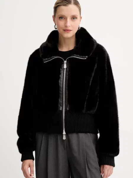 Pinko kurtka przejściowa oversize czarny