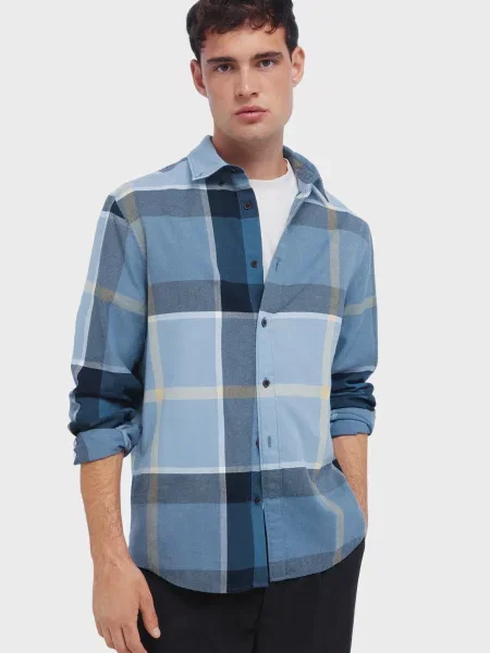 Картата сорочка Springfield синя