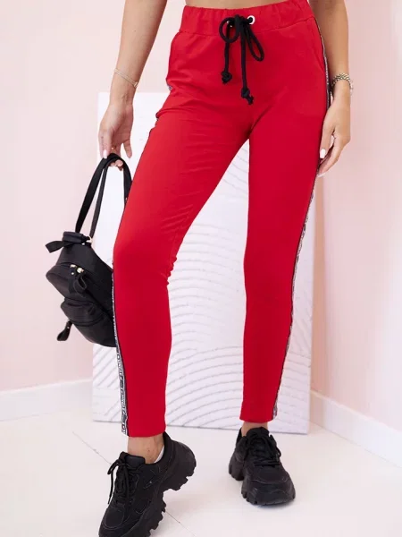 Pantaloni de trening Kesi roșu