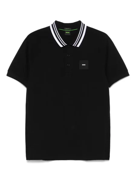 Polo Boss cu dungi negru
