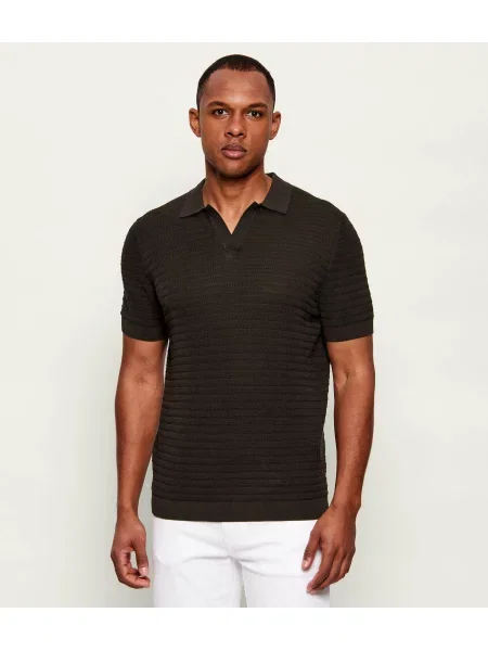 Tricou polo Drykorn maro