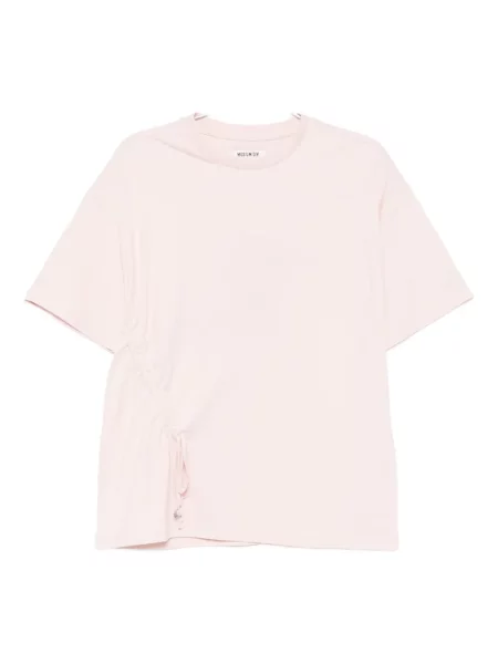 Haftowana koszulka Musium Div. różowa