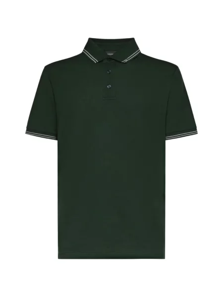 Tricou polo Emporio Armani cu dungi verde