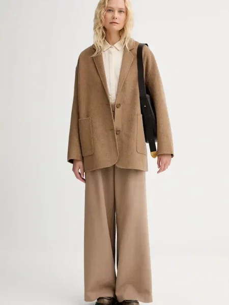 Сорочка Sessun relaxed класичний комір бежевий