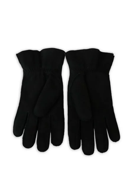 Mănuși Dolce & Gabbana din piele de căprioară negru