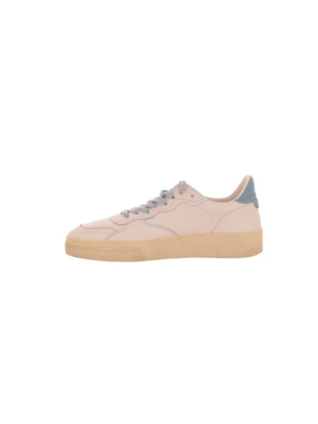 Sneakersy 4b12 skórzane różowe