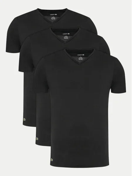 Lacoste Set 3 tricouri negru