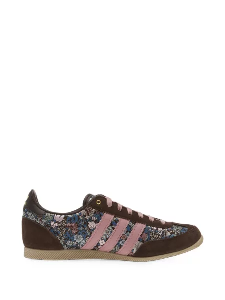 Geacă Adidas cu imagine alergare cu model floral maro
