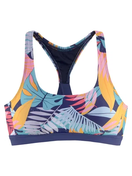 LASCANA ACTIVE Sutien de costum de baie sport indigo / deschis / galben / roz deschis albastru