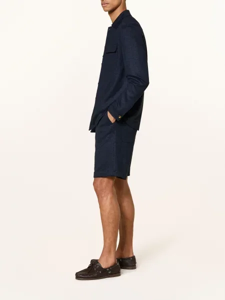 Eleventy Pletené Šortky tmavě modrá