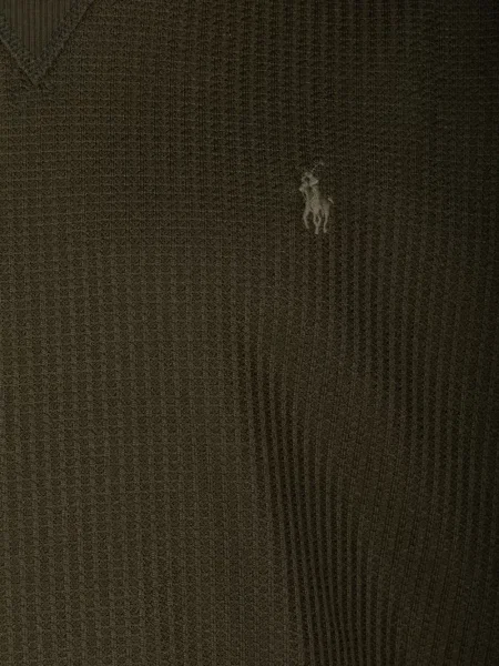 Sweter Polo Ralph Lauren z okrągłym dekoltem w kratę biały
