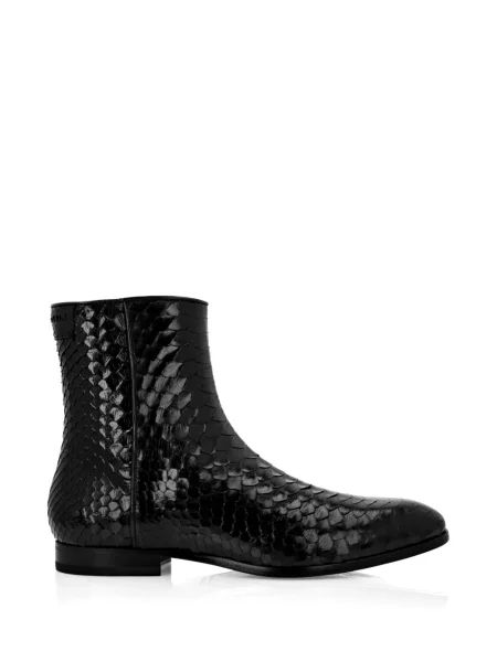 Cizme scurte Philipp Plein din piele negru