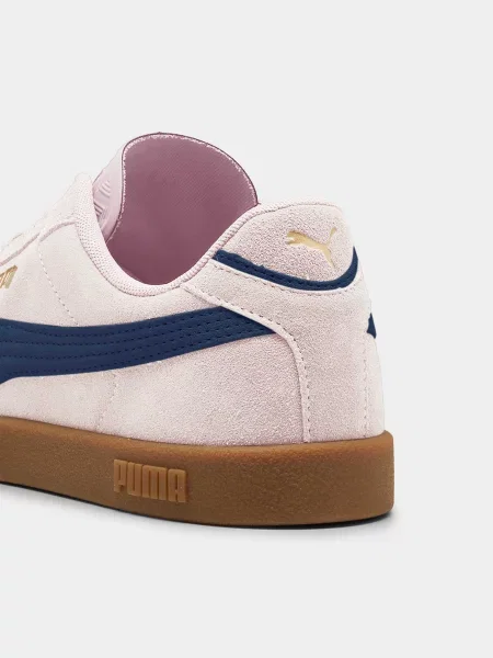 Замшевые кеды Puma розовые