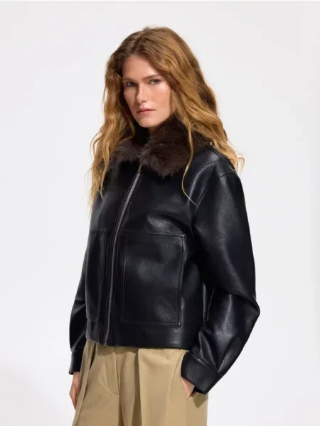Reserved LADIES` OUTER JACKET negru