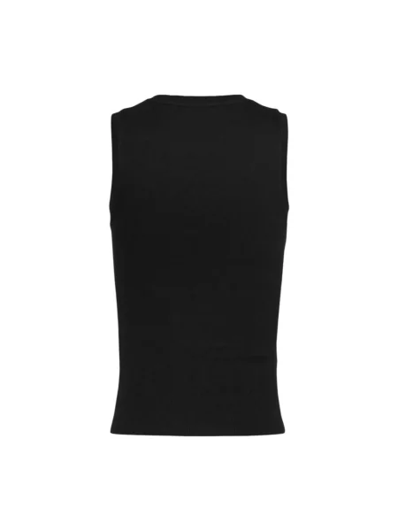 Top Tommy Jeans z logo czarny