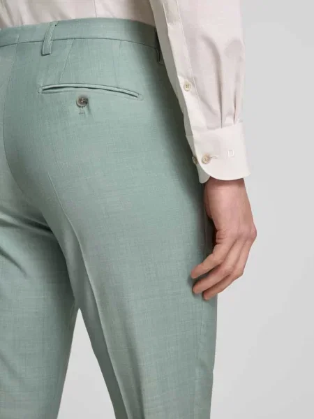 Spodnie do garnituru o kroju slim fit w kant model ‘MONOPOLI'’ Cinque