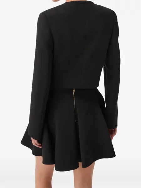 Fusta mini Versace de lână negru