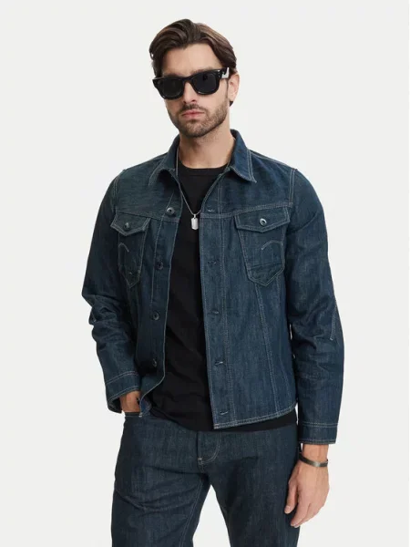 G-Star Raw Geacă de blugi 3D Dart Bleumarin