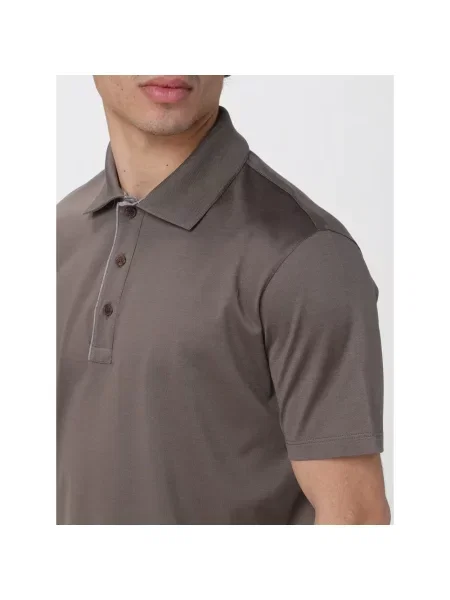 Koszulka polo Paul & Shark brązowa