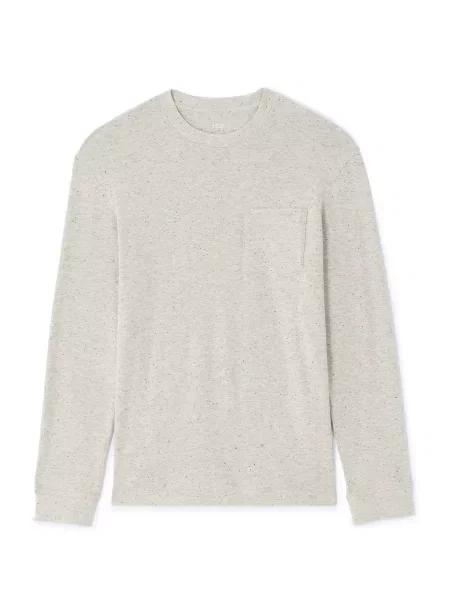 Tricou cu mânecă lungă Celio cu mâneci lungi gri