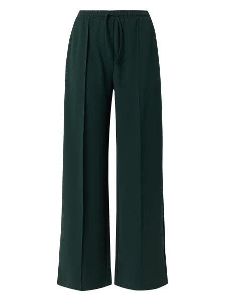 Anna Field Pantaloni cu dungă închis verde