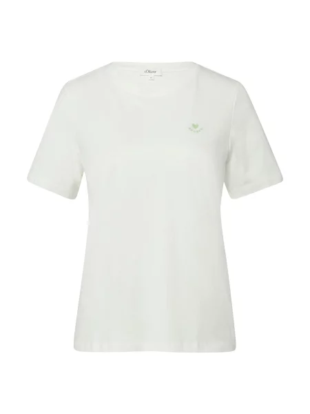 S.Oliver Tricou crem verde