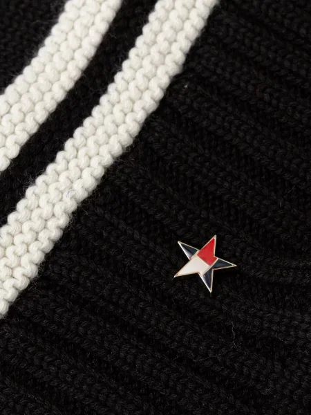 Kapa z dodatkom volne Tommy Jeans črna