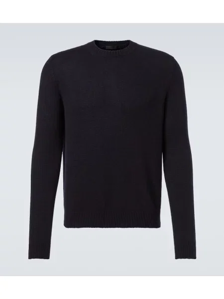 Pulover Prada iz kašmirja modra