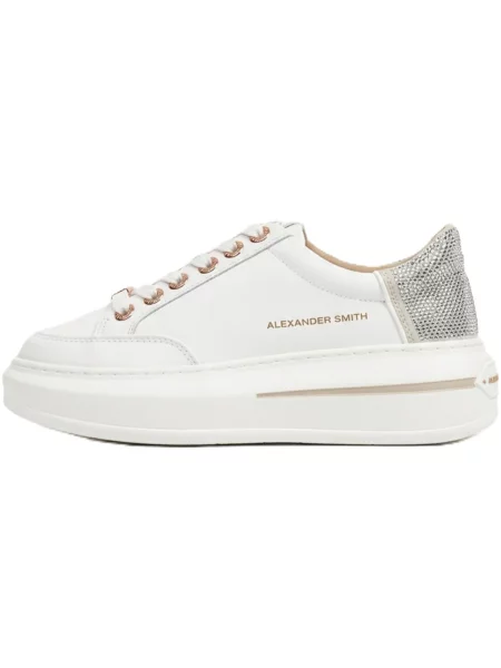 Pantofi Alexander Smith alb