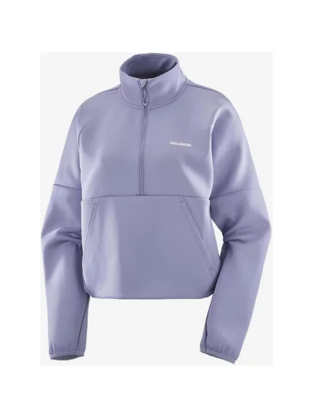 Bluza Salomon SHKout Half Zip Crop violeta XL