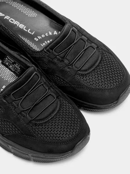 Мокасины Forelli из нубука черные