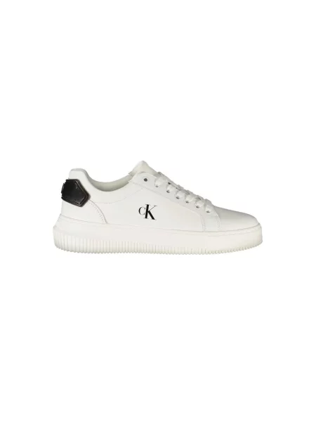 Sneakersy Calvin Klein skórzane eleganckie chunky białe