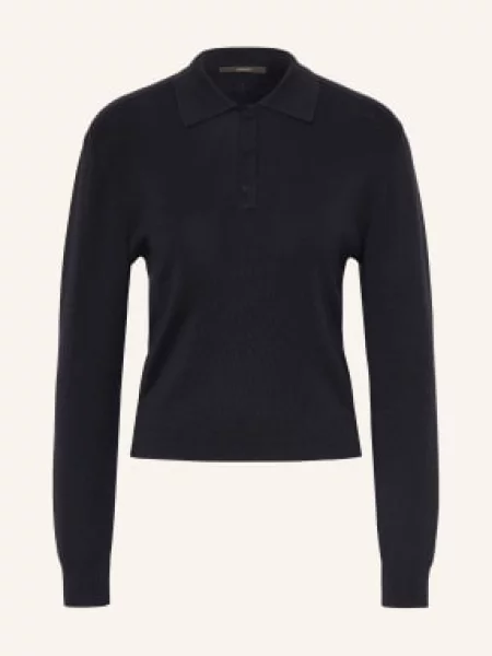 Windsor. Dzianinowa Koszulka Polo blau granatowe