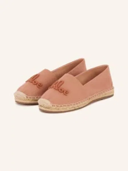 Chloé Espadryle beige beżowe