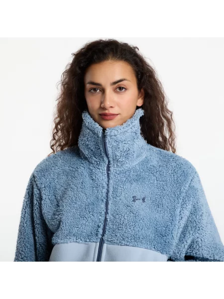 Hanorac din fleece Under Armour din fleece albastru