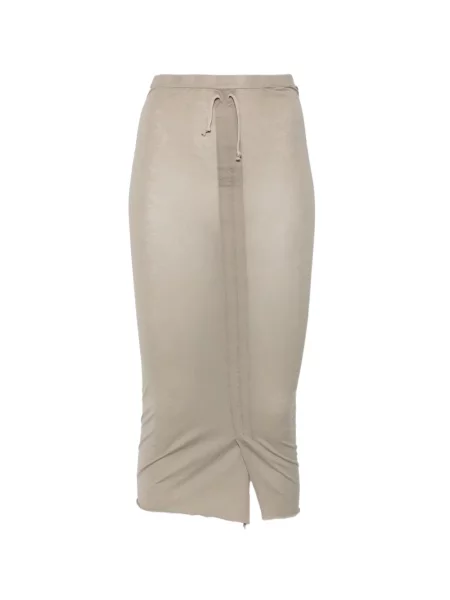 Fustă midi Rick Owens Drkshdw cu cordon