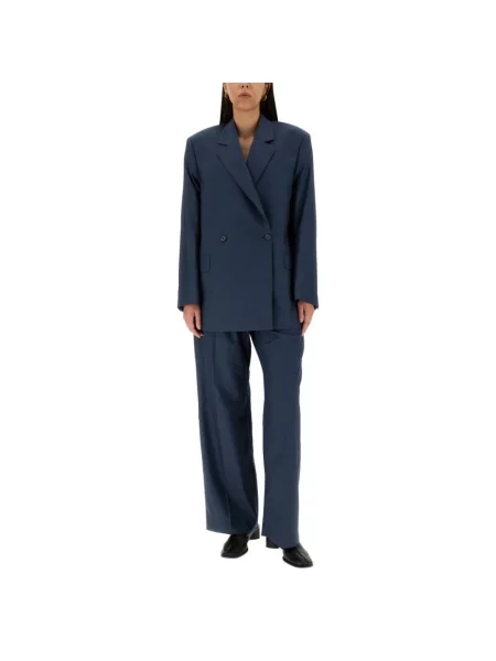 Spodnie Acne Studios niebieskie