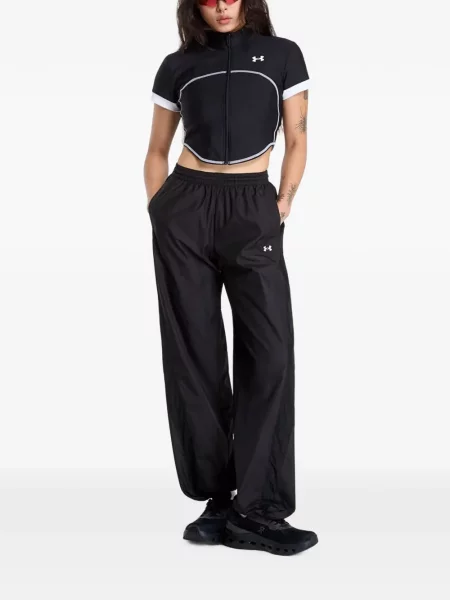 Pantaloni Under Armour cu imagine alergare negru