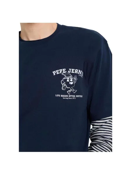Tričko Pepe Jeans modrá