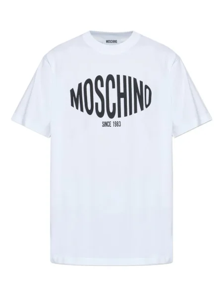 Tricou Moschino cu imagine alb