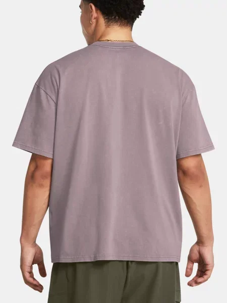Pánske tričko Under Armour HW OS Logo tetra gray/white biela