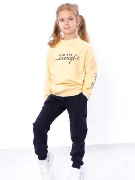 Дитячий Спортивний костюм Носи своє жовтий