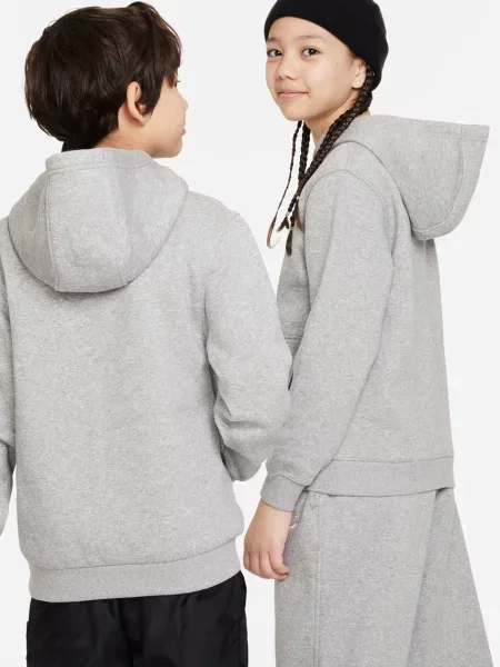 Nike кофта з капюшоном дитяча з бавовною Sportswear Club Fleece