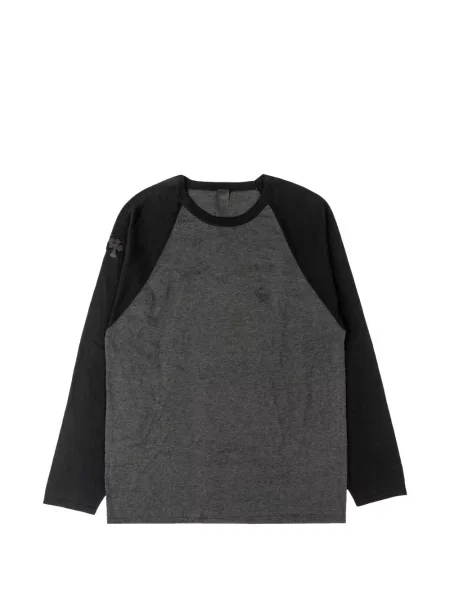 Tricou Chrome Hearts cu motiv cu inimi cu autograf gri