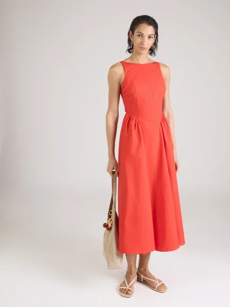 & Other Stories Rochie orange roșu