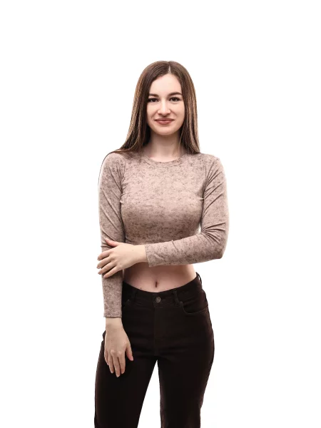 Лонгслів LUMO віскоза/поліестер бежевий