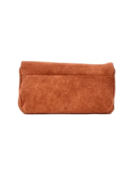 Pinko Geantă pe umăr CLICK SOFT HANDLE | piele întoarsă maro