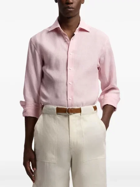 Καρό καρό πουκάμισο Ralph Lauren Purple Label μωβ