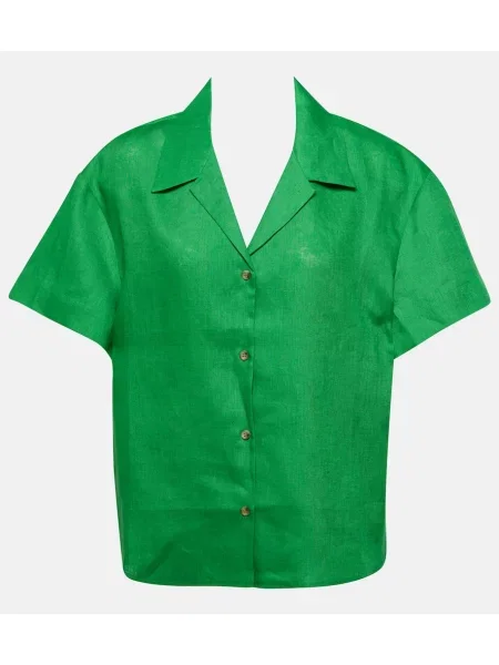 Cămașă Asceno de in verde