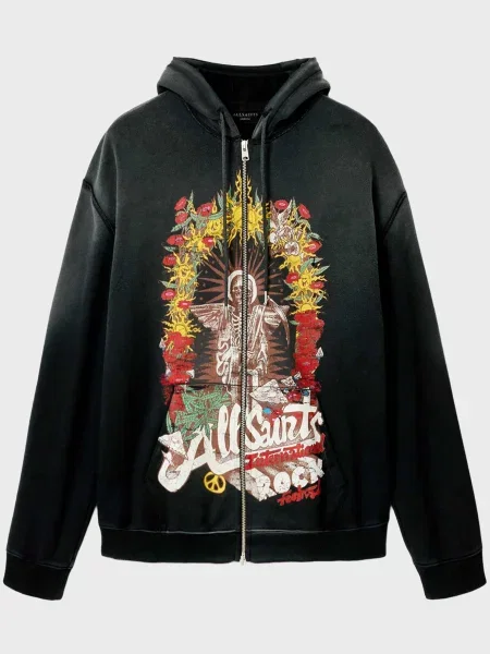 Худі Allsaints чорне